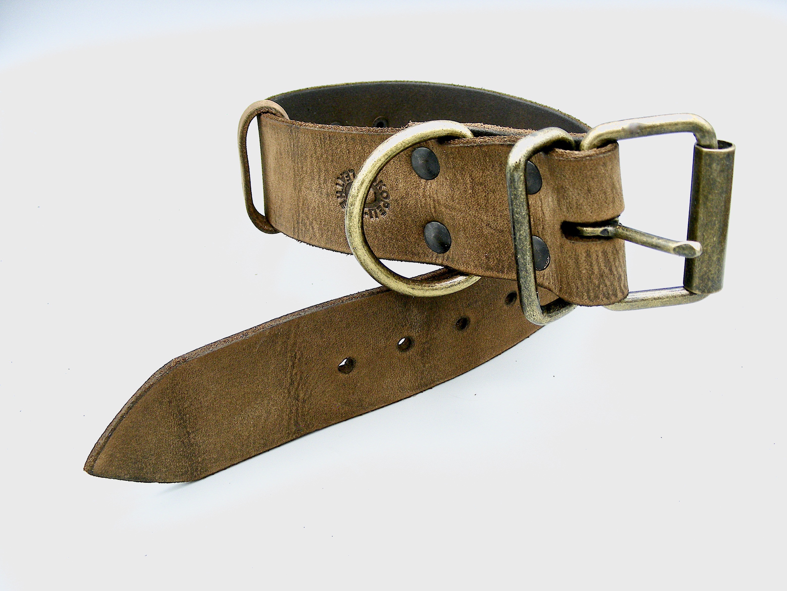 Obojek Komfort patinovaný, šíře 3 cm.