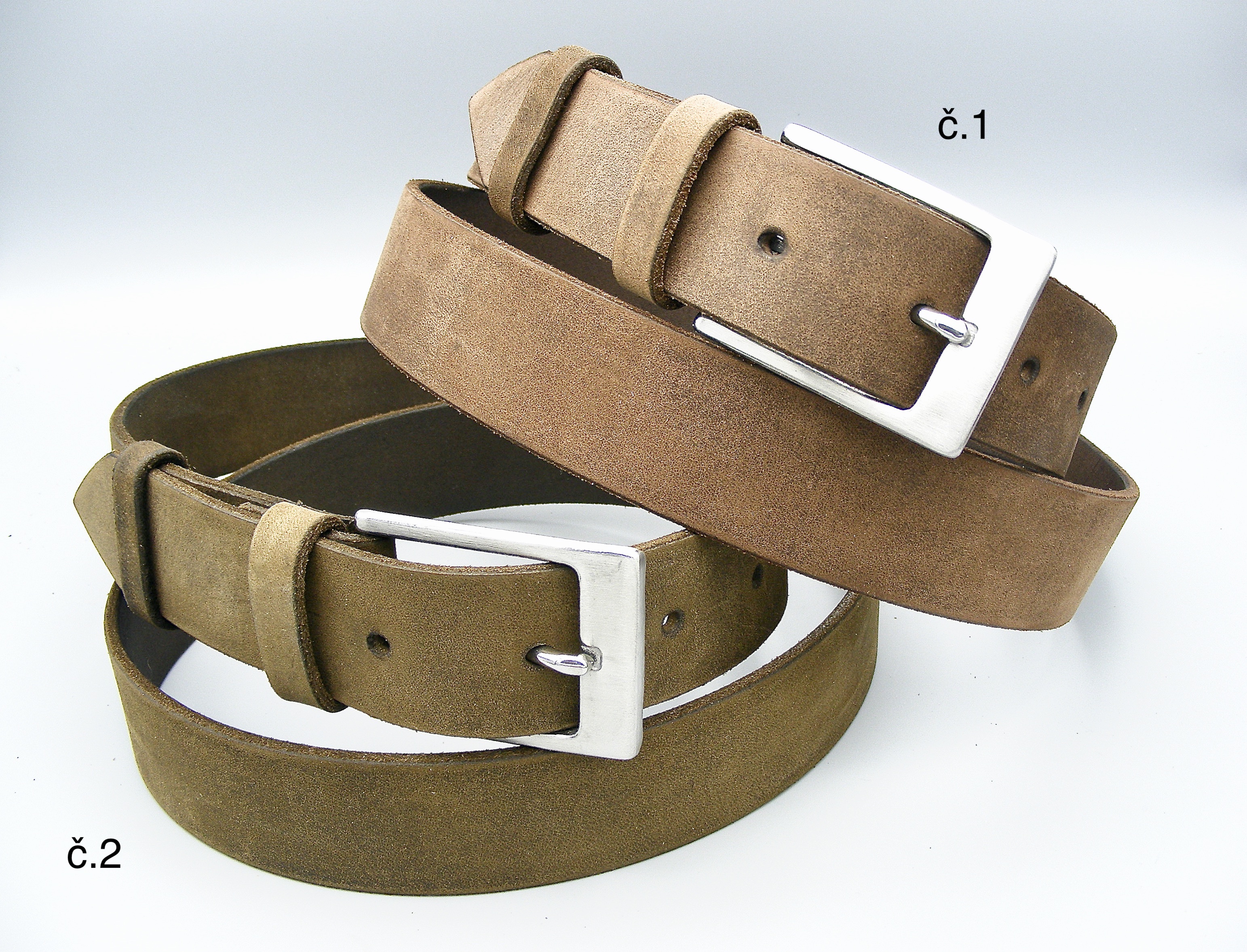 Opasek Standart nerez, patinovaný.