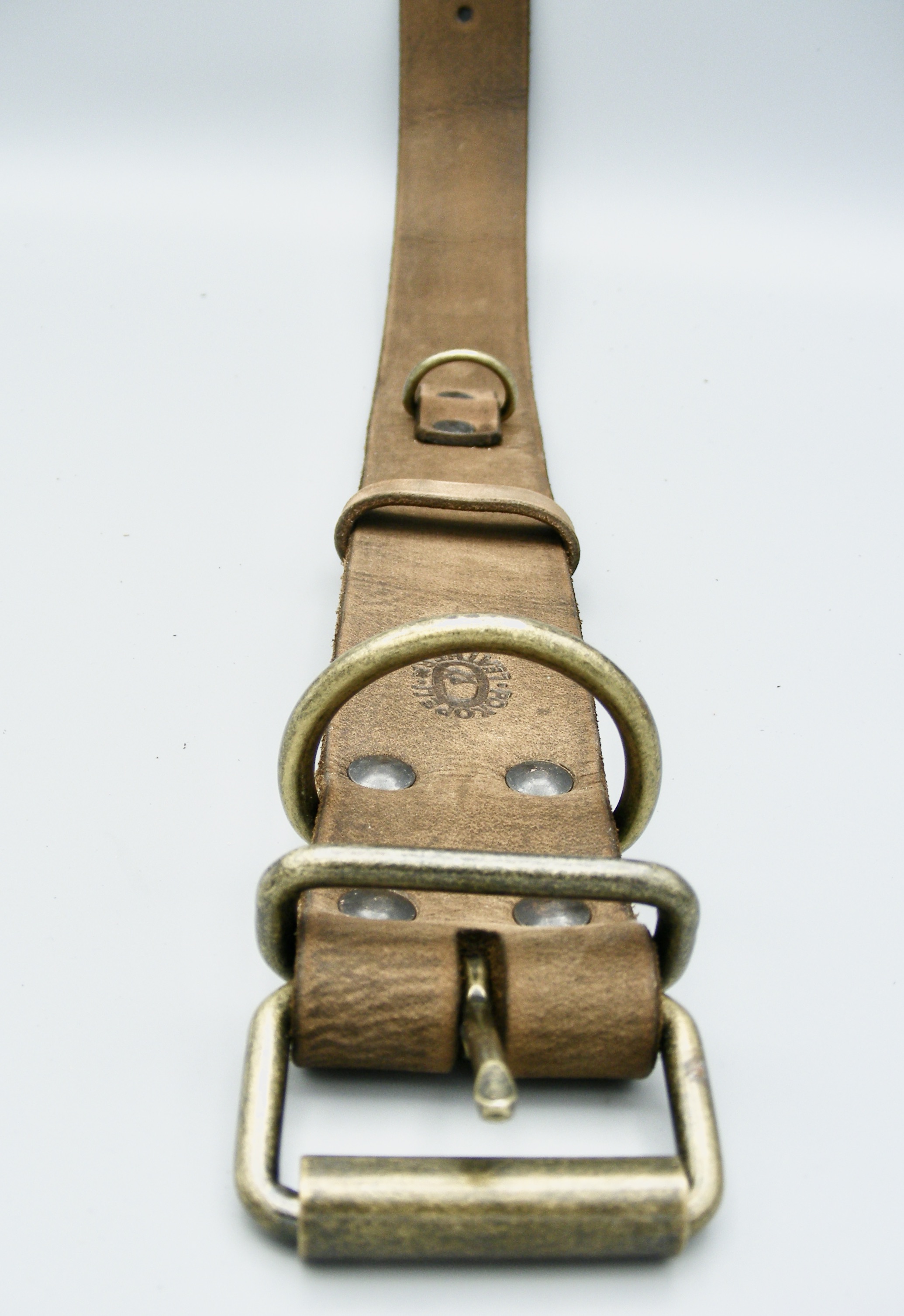 Obojek Komfort patinovaný, šíře 3 cm.