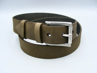 Opasek Roller nerez, patinovaný.