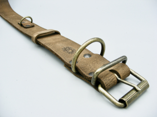 Obojek Komfort patinovaný, šíře 3 cm.