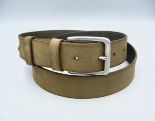 Opasek patinovaný, sv. hnědý, šíře 4cm