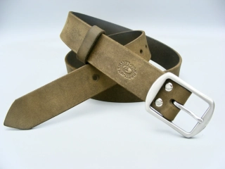 Opasek Dual nerez, patinovaný.