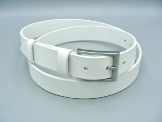 Opasek bílý, šíře 3cm